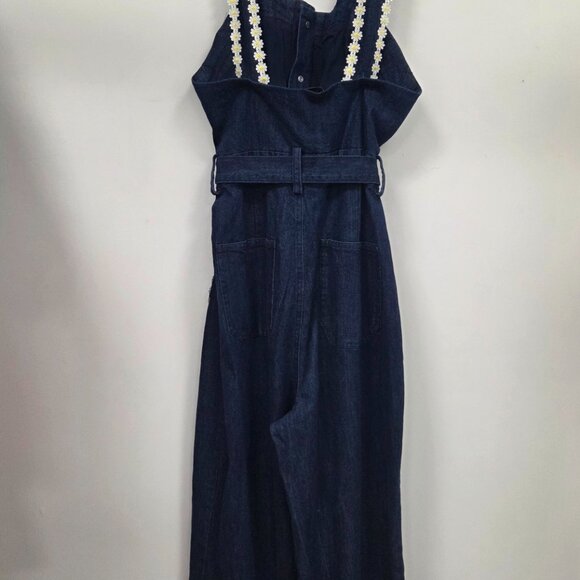 Rachel Antonoff denim daisy jumpsuit - Picture 3 of 5